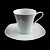 Photo: Porcelain: Square - Tea Cup & Saucer